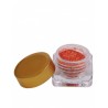 Pot paillettes rouge orangé
